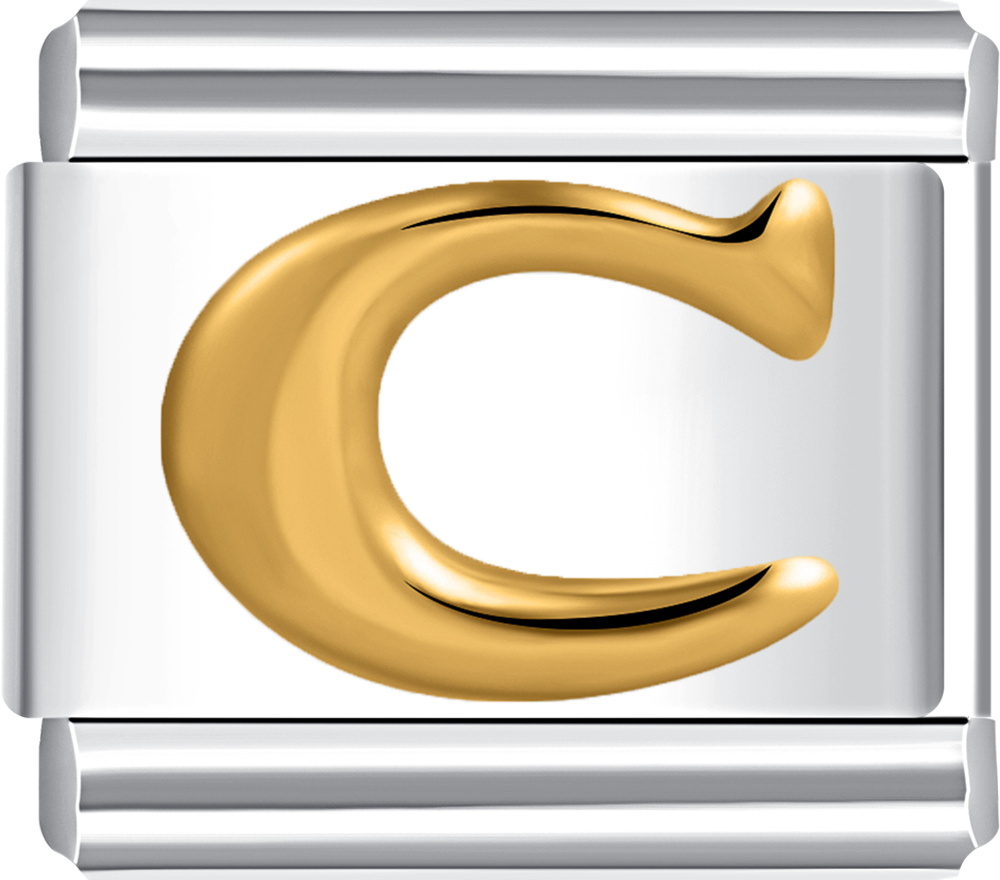 Featuring a sleek letter C design on durable stainless steel, perfect for adding a personal touch.
