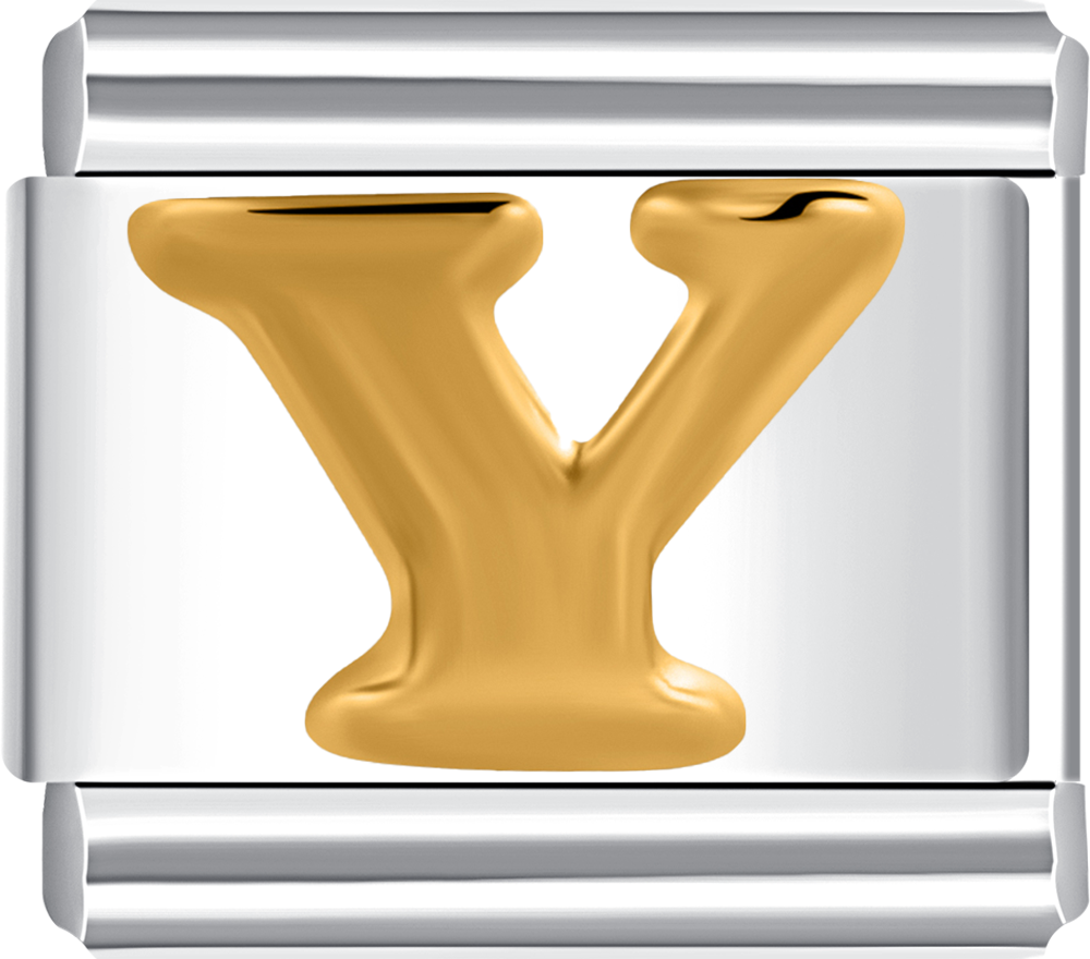 Featuring a sleek letter Y design on durable stainless steel.