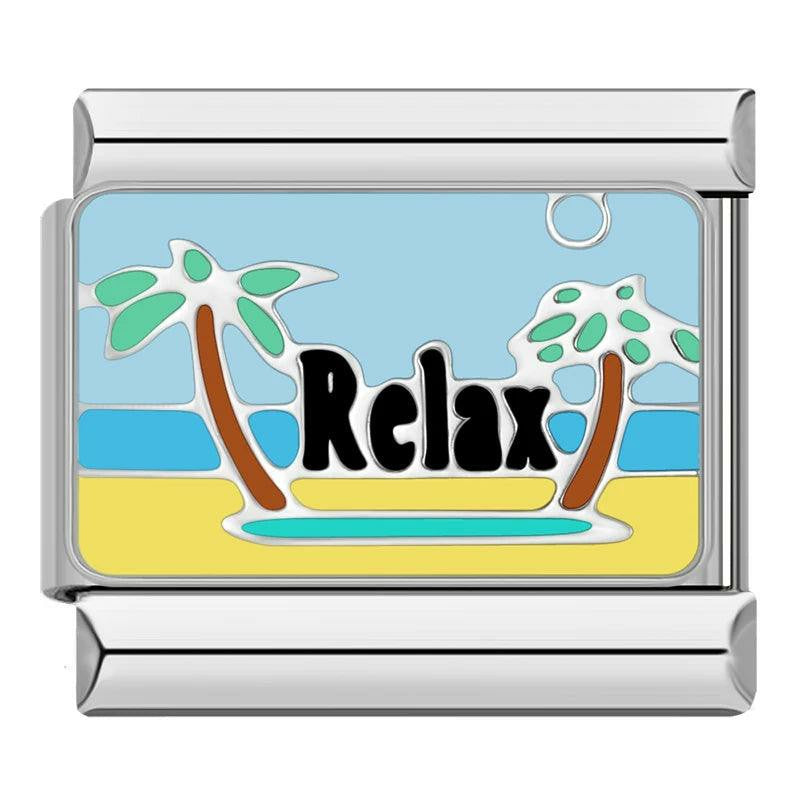 Relax At The Beach, On Silver