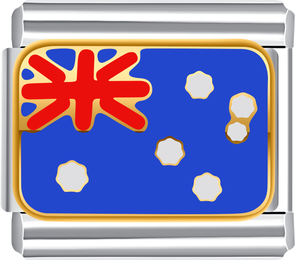 australia flag italian charm bracelet personalized charms for charm bracelets