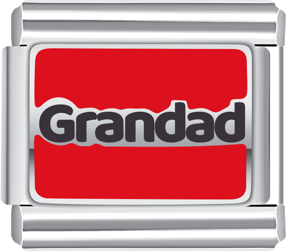 grandad italian charm bracelet family personalized bracelets for grandad