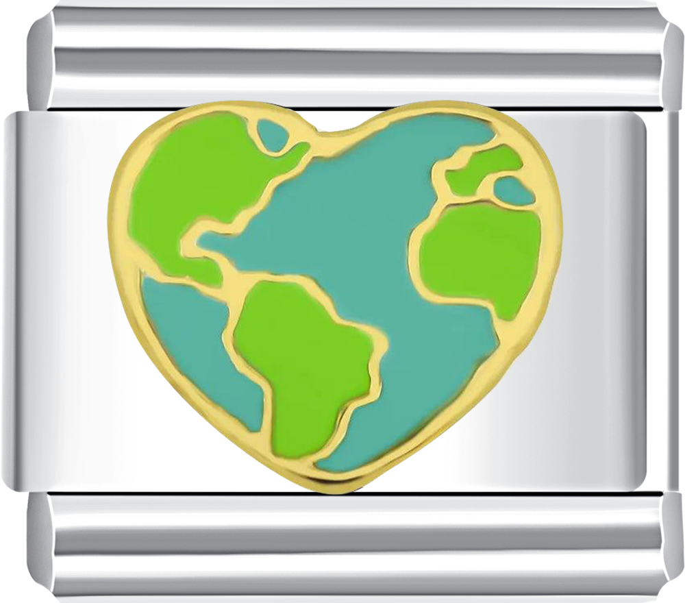 Earth Day with our unique Italian charm bracelet at CHARMSDIY! Featuring an Earth Day design on durable stainless steel