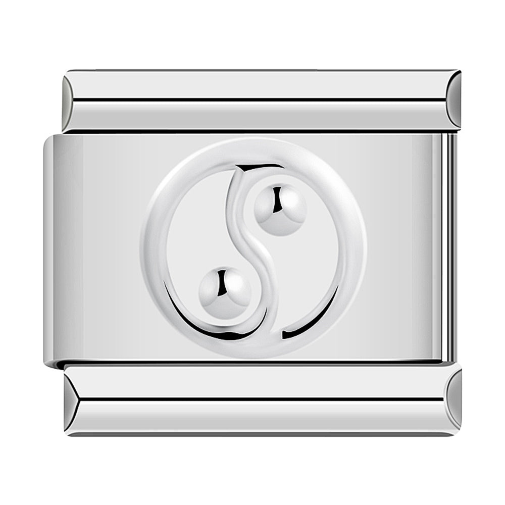 Silbernes Tai Chi, auf Silber