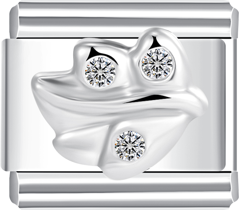 silver leaf italian charm bracelet plant personalized bracelets for women