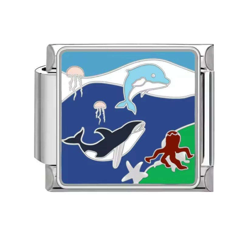 Jellyfish, Dolphins, Octopuses