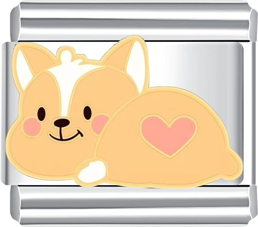With its signature heart-shaped patch and chubby cheeks, this charm is made for cuteness overload. A charming pick for anyone who adores corgis’ unique charm.