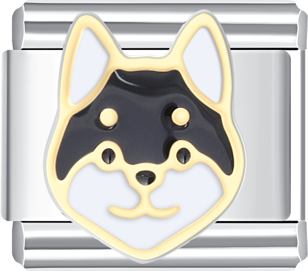 Cool, confident, and full of adventure—this Husky charm captures the wild soul of this beautiful breed. For free spirits and snow dog lovers alike.