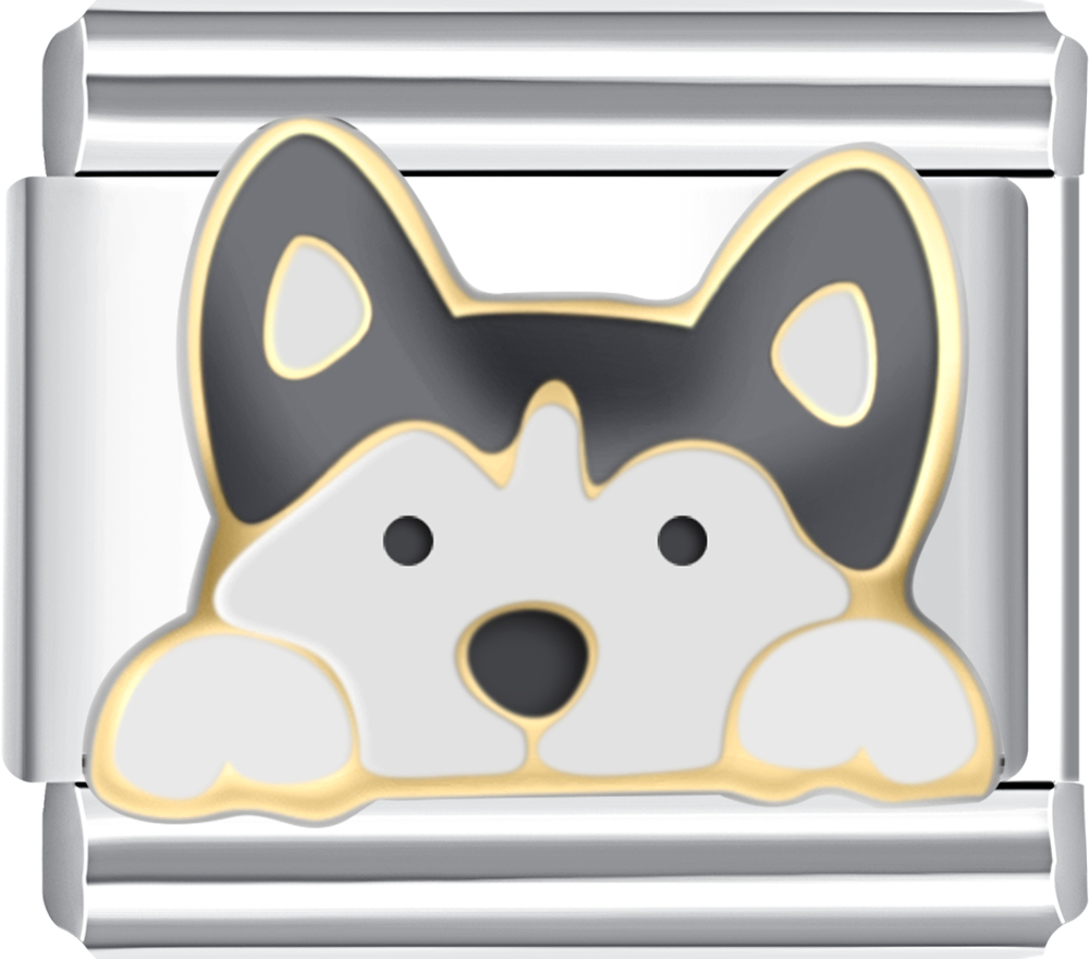This adorable version of the Husky is all about mischief and fun! Its innocent eyes and fluffy cheeks bring light-hearted vibes to any bracelet.