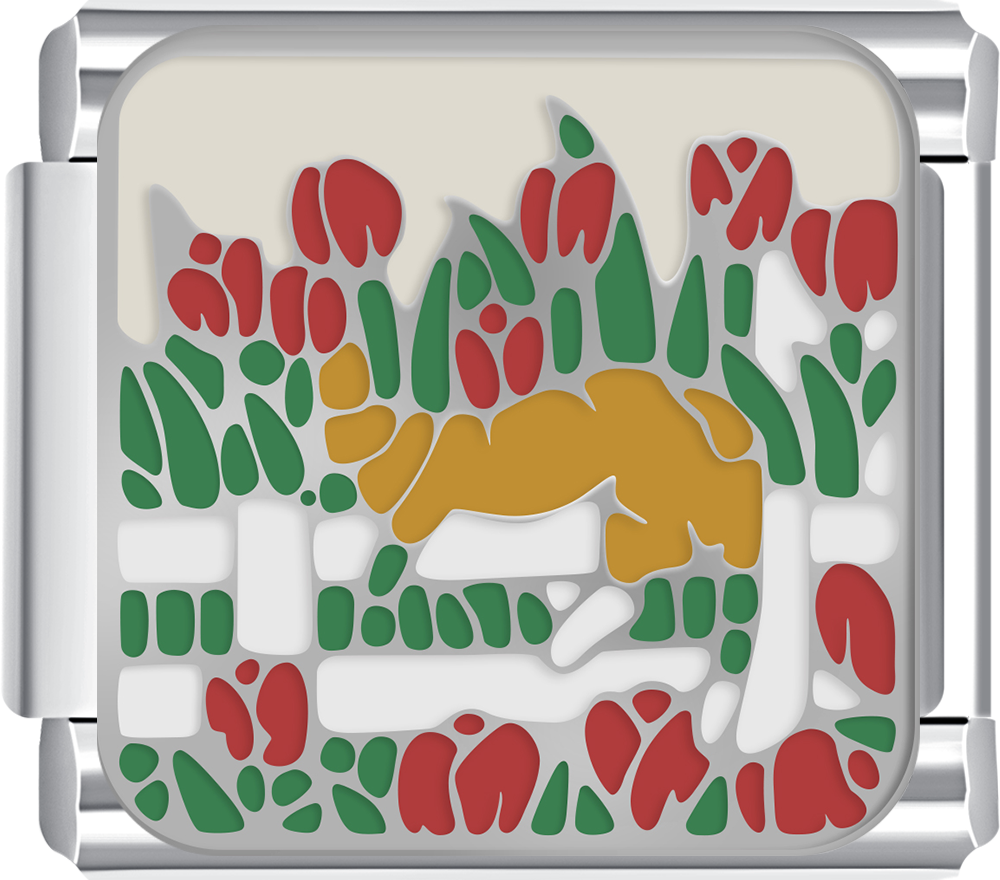 Tulip Dog italian charm bracelet personalized bracelets for women