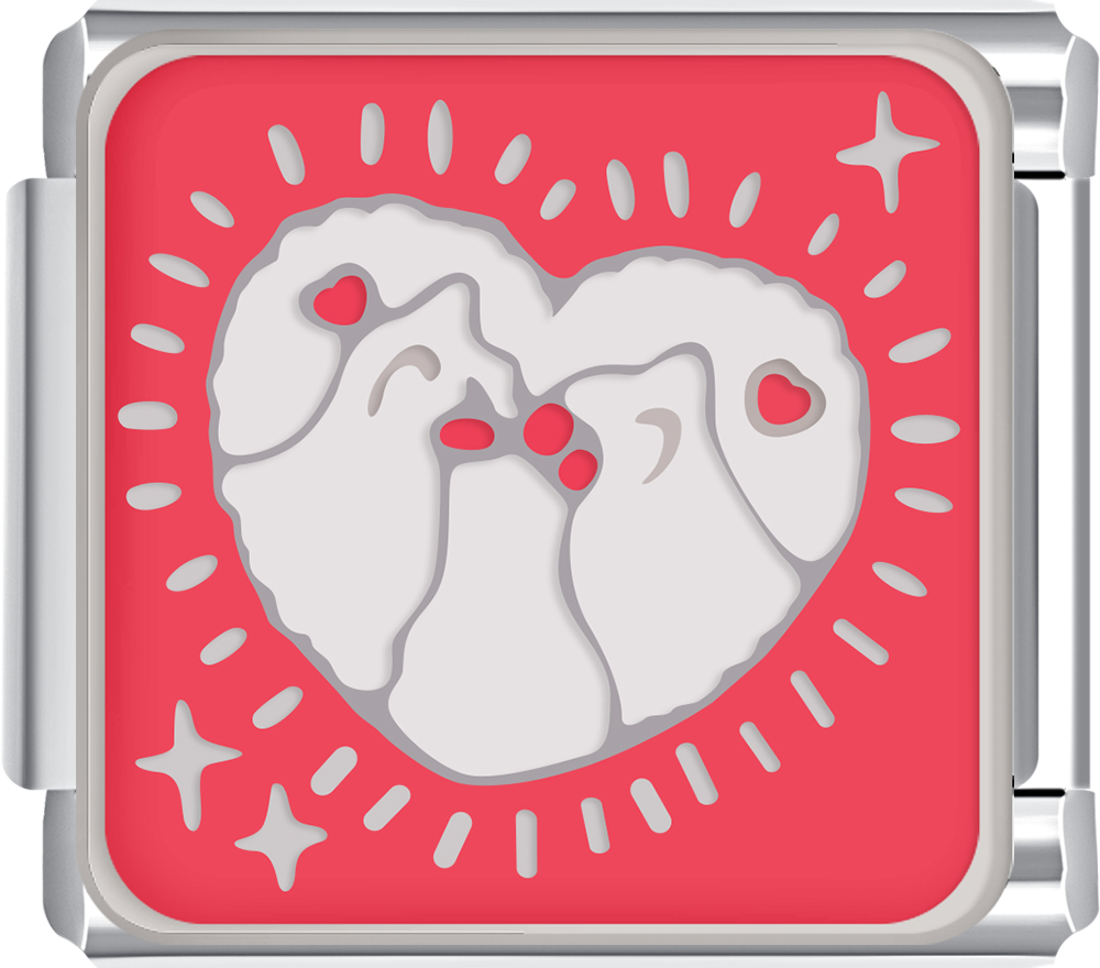 Love Puppies italian charm bracelet personalized bracelets for women