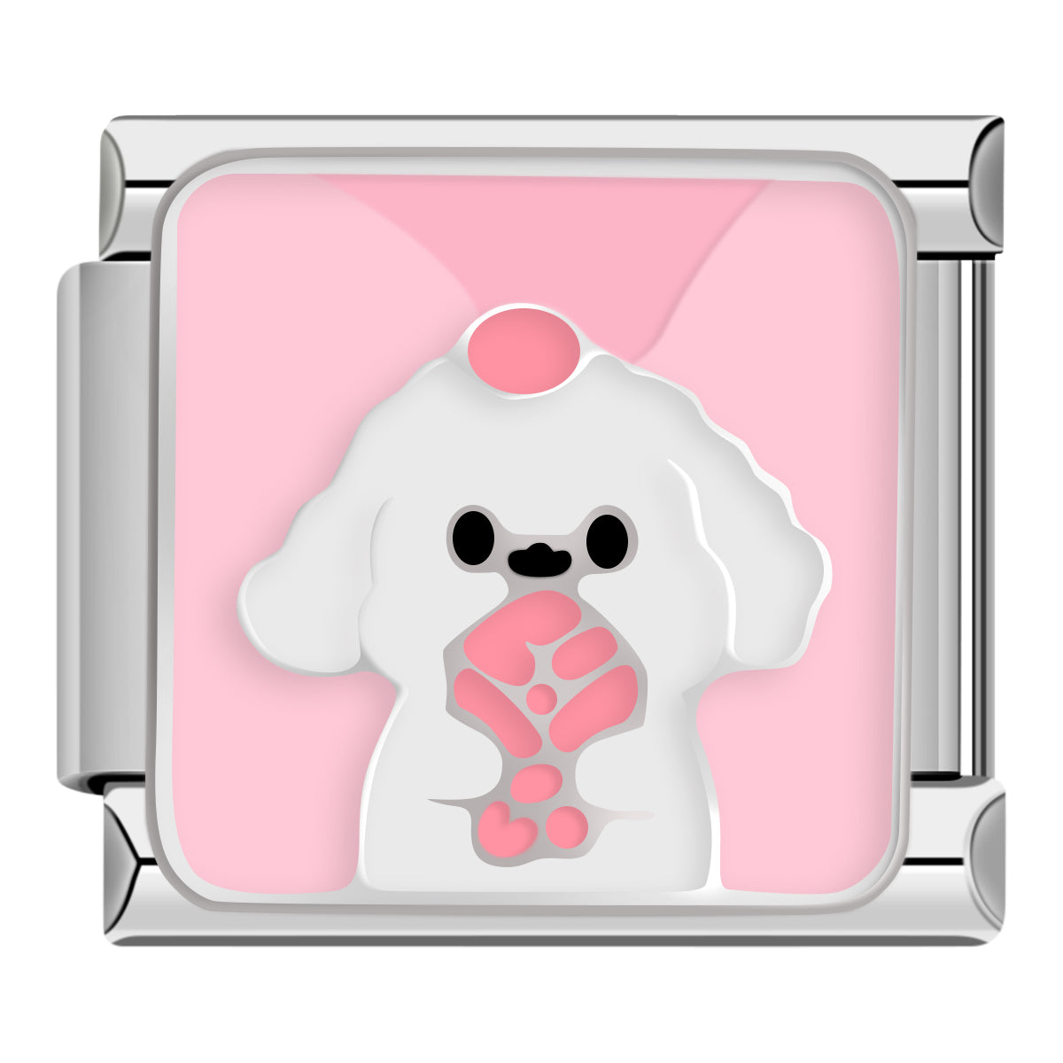 Poodle Love italian charm bracelet personalized bracelets for women