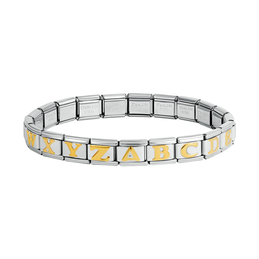 Letter S In Gold, On Silver