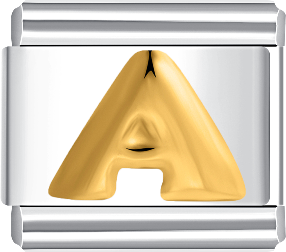 Featuring a sleek letter A design on durable stainless steel, perfect for adding a personal touch.