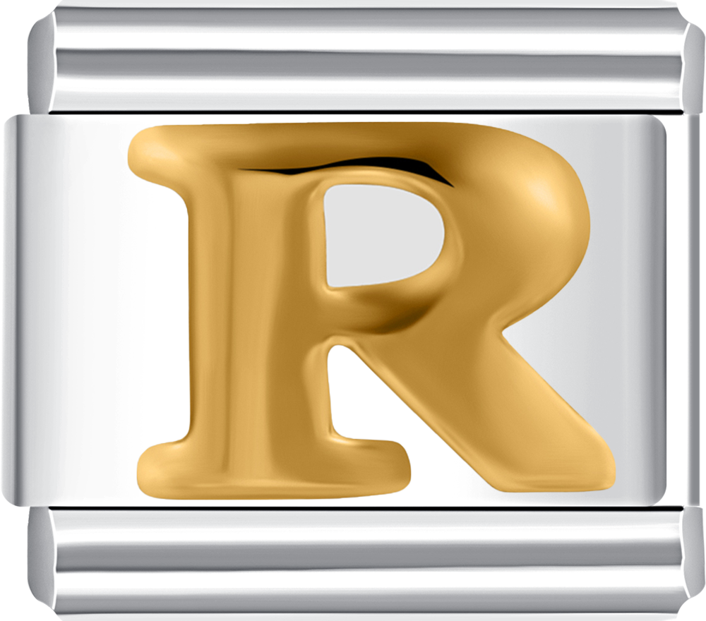 Featuring a stylish letter R design on durable stainless steel.