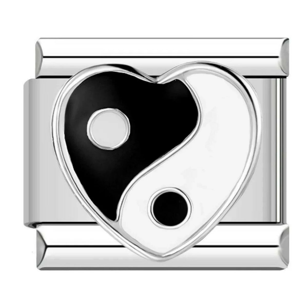 Yin & Yang Heart, Black &White