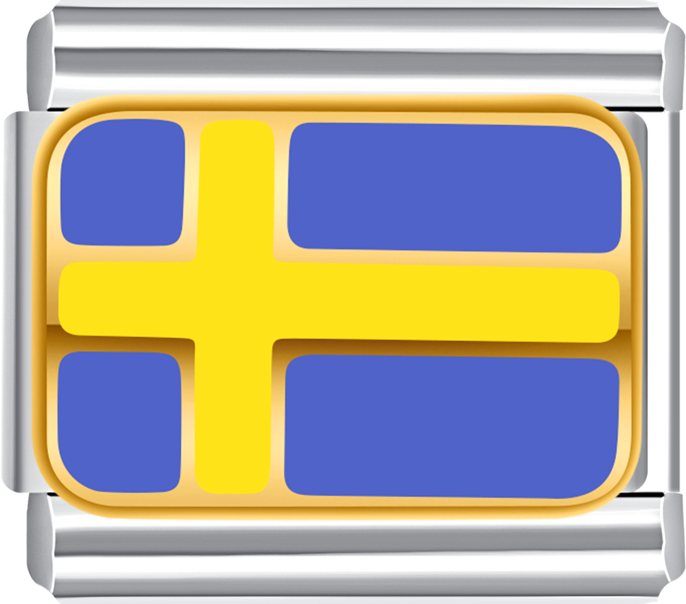 sweden flag italian charm bracelet personalized charms for charm bracelets