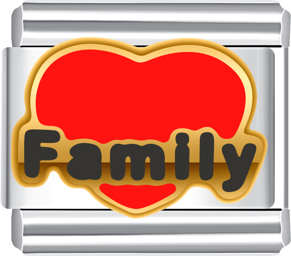 family on heart italian charm bracelet personalized bracelets for women