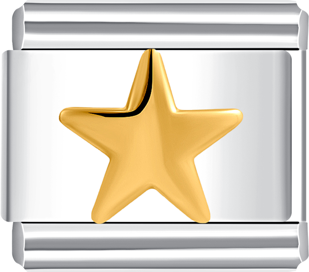 gold star italian charm bracelet custom bracelets for women