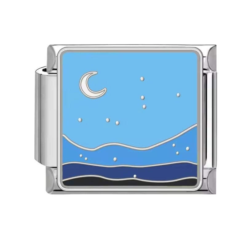 Moon, Stars, Sea