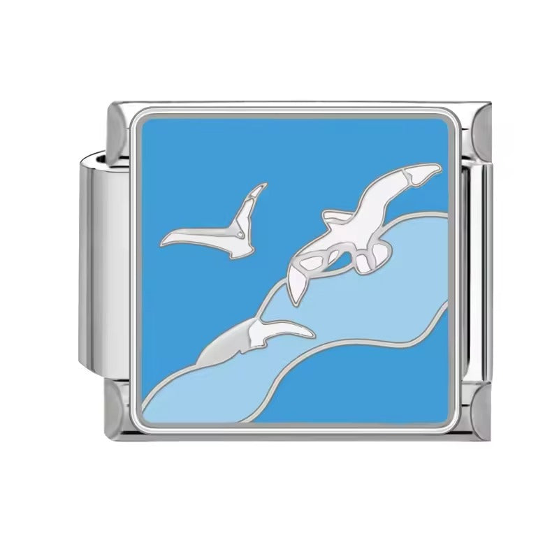 Seagulls, Clouds