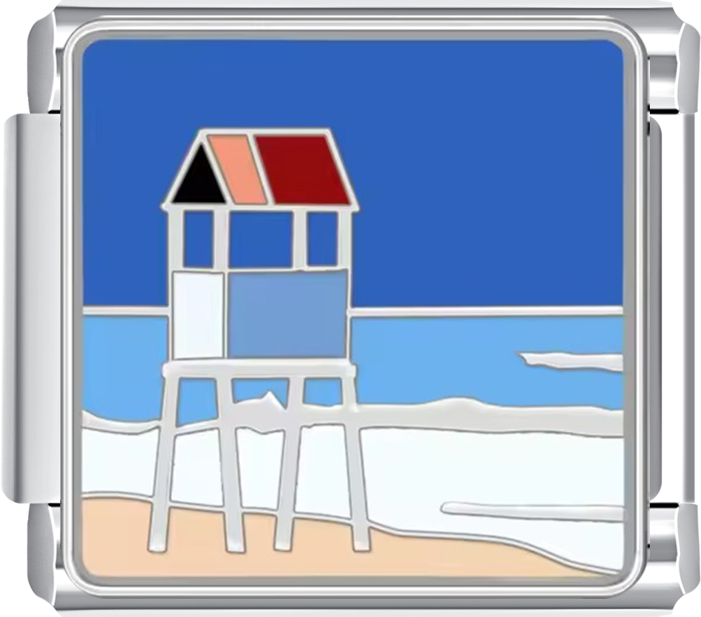 Simple and serene ¨C the Beach Italian Charm Bracelet brings sandy vibes to your style.