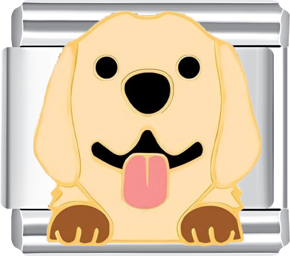 Inspired by the ever-faithful Labrador, this charm radiates warmth and friendship. A true symbol of loyalty, perfect for dog lovers with a golden heart.