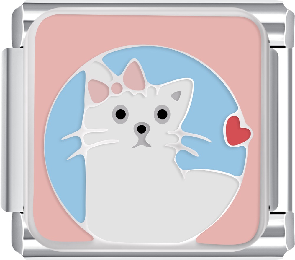 Princess Cat italian  charm bracelet personalized bracelets for women