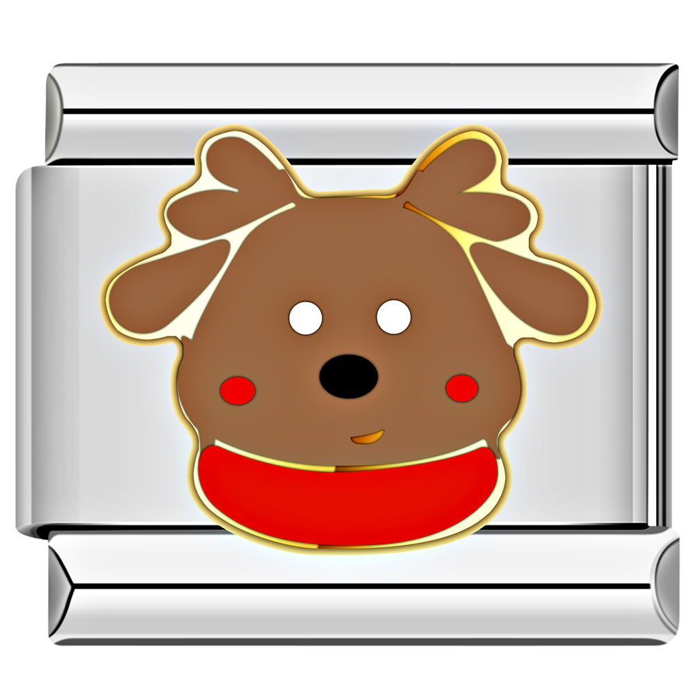 Reindeer Face Charm