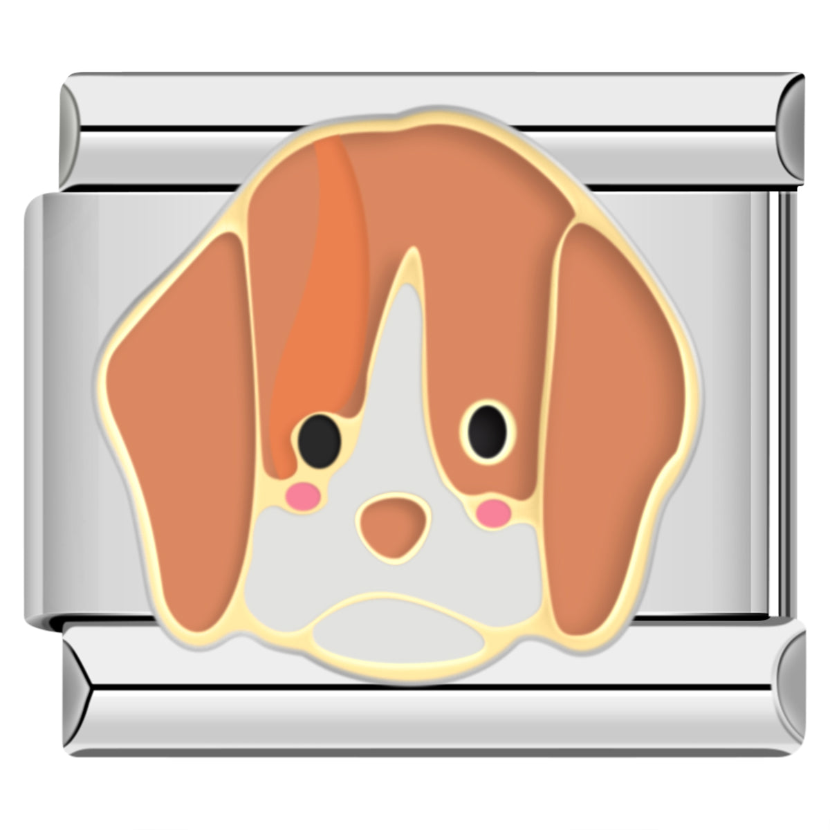 Big ears and a curious nose—this Beagle charm is made for the explorer at heart. A must-have for those who love loyal and inquisitive companions.