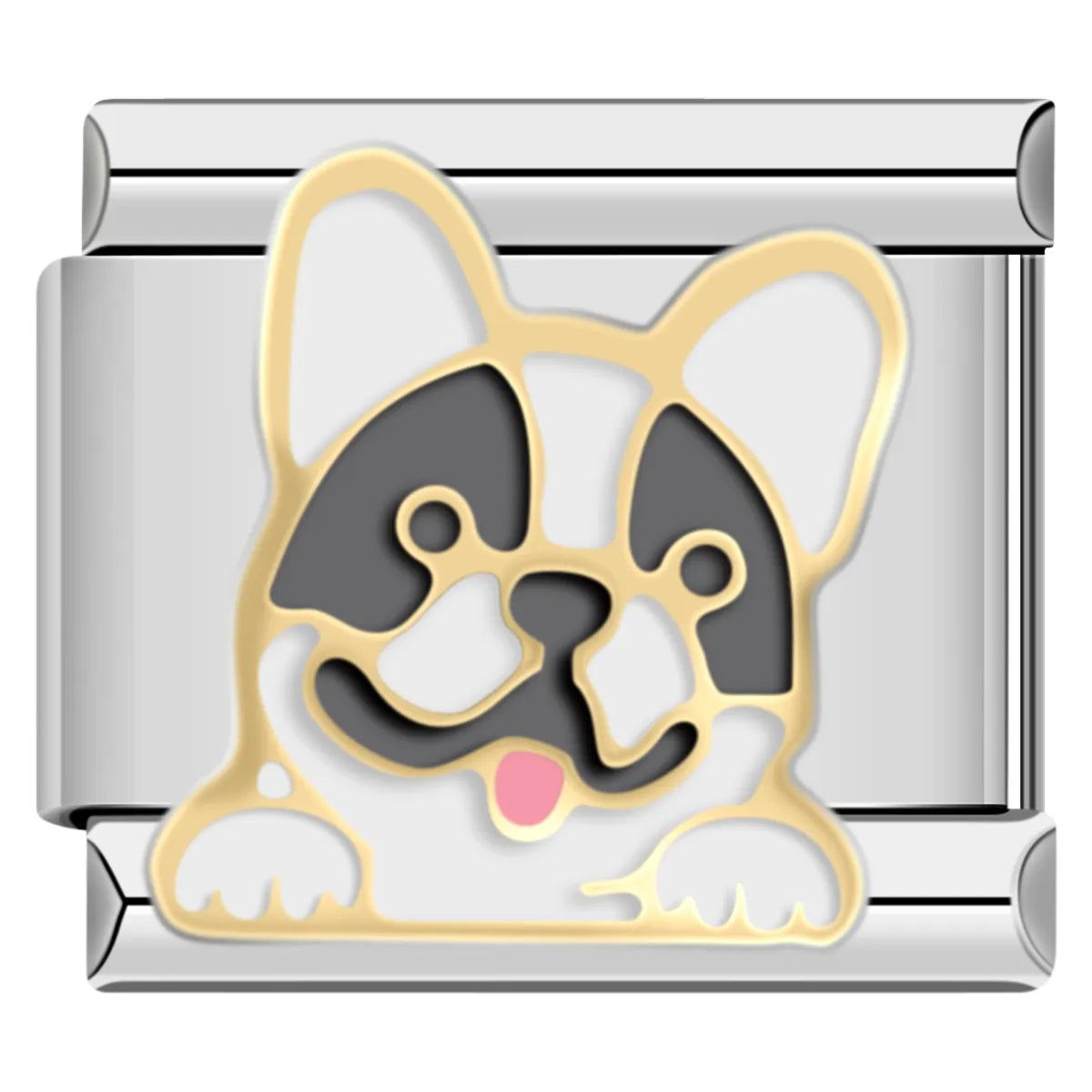 Trendy French bulldog charm with sass. Make your bracelet stand out. Free shipping & deals inside.