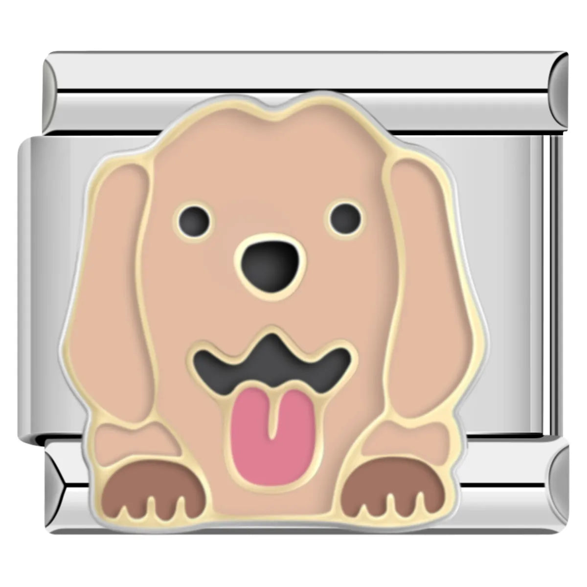 Inspired by the ever-faithful Labrador, this charm radiates warmth and friendship. A true symbol of loyalty, perfect for dog lovers with a golden heart.