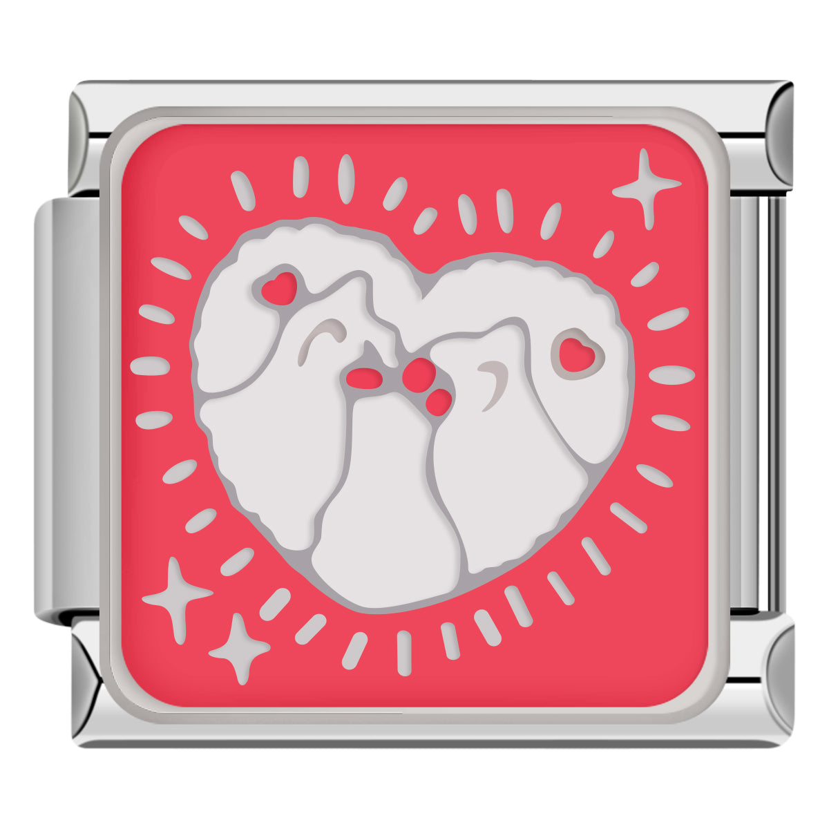 Love Puppies italian charm bracelet personalized bracelets for women